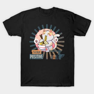 I Think Noodles Cute Cat T-Shirt